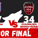 Surpriză de proporții în Liga Florilor! Gloria Bistrița a încasat 37 de goluri pe terenul Coronei Brașov, echipă care luptă pentru evitarea retrogradării! Cum a fost posibil un asemenea rezultat?