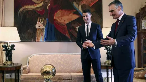 Cristiano Ronaldo a fost decorat de președintele Portugaliei