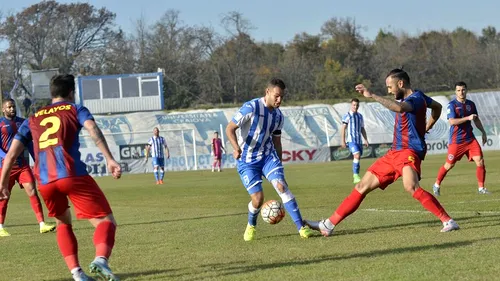 1-1 pentru ASA în Bănie, într-un duel de play-off. Mureșenii au avantajul meciurilor directe în fața Craiovei