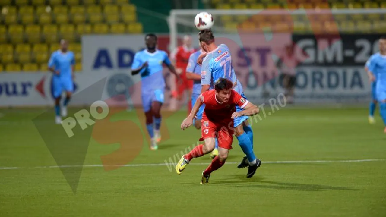 Zero: Concordia Chiajna - Dinamo 0-0, după un meci sărac în faze de poartă. Kovacs a plecat nervos la vestiare, după ce oprise partida din cauza scandărilor xenofobe