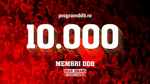 Dinamo, record impresionant! Fanii au ajuns la 10.000 de membri cotizanți prin „Program DDB”: „Fără voi, acum am fi jucat cu CSA în liga a treia!”