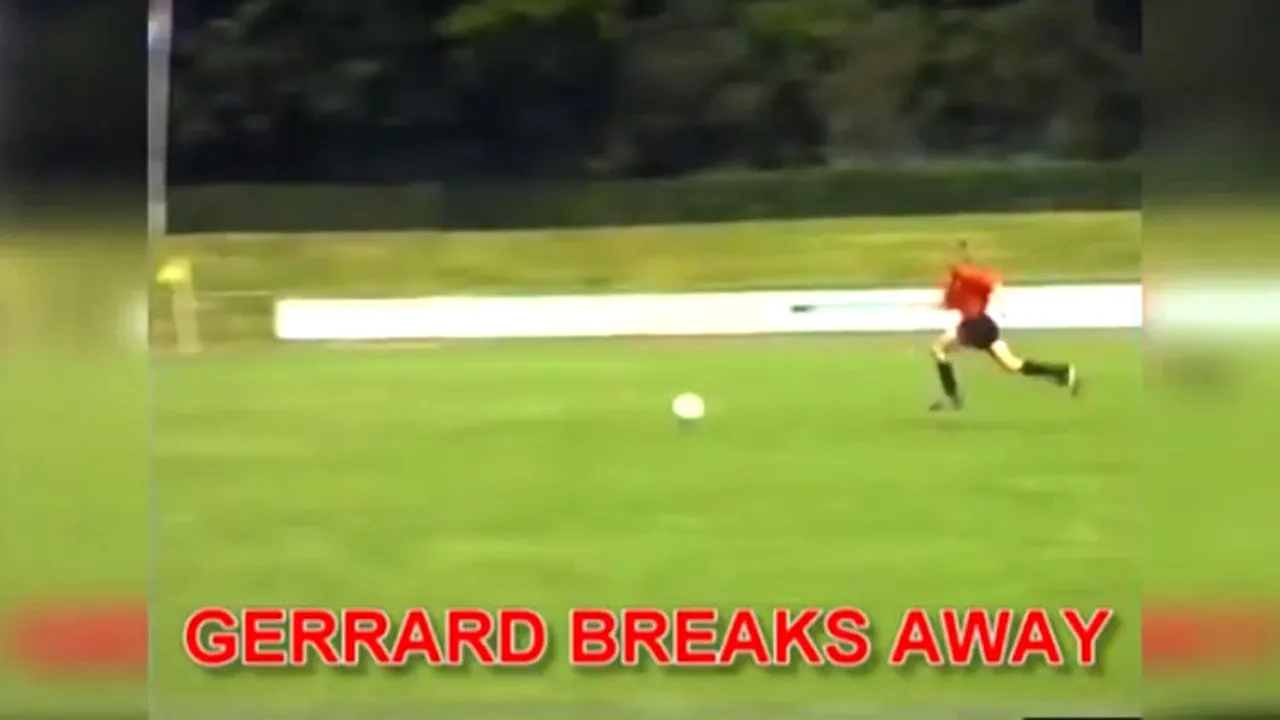 VIDEO | Imagini impresionante cu Gerrard când avea 12 ani: 
