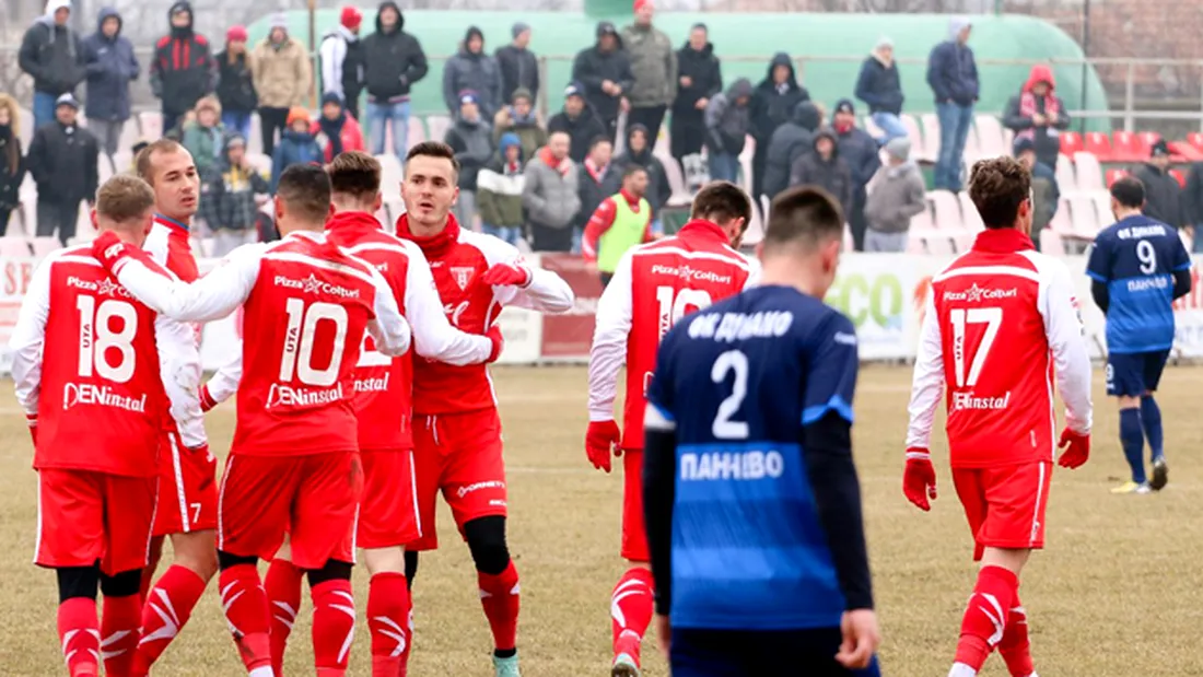 UTA a trecut cu scor de neprezentare de Dinamo Pancevo.** Roșu, după repetiția finală: 