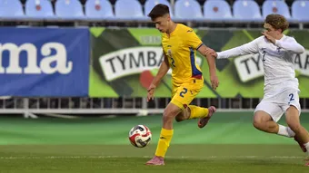Florin Gașpăr, decisiv în meciul României U19 din preliminariile EURO. Fundașul Reșiței a marcat contra Finlandei U19