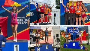 O polițistă din București a devenit campioană mondială la World Police & Fire Games din Rotterdam 2022: „Fiecare pas făcut a fost cu sufletul către țară!” | FOTO