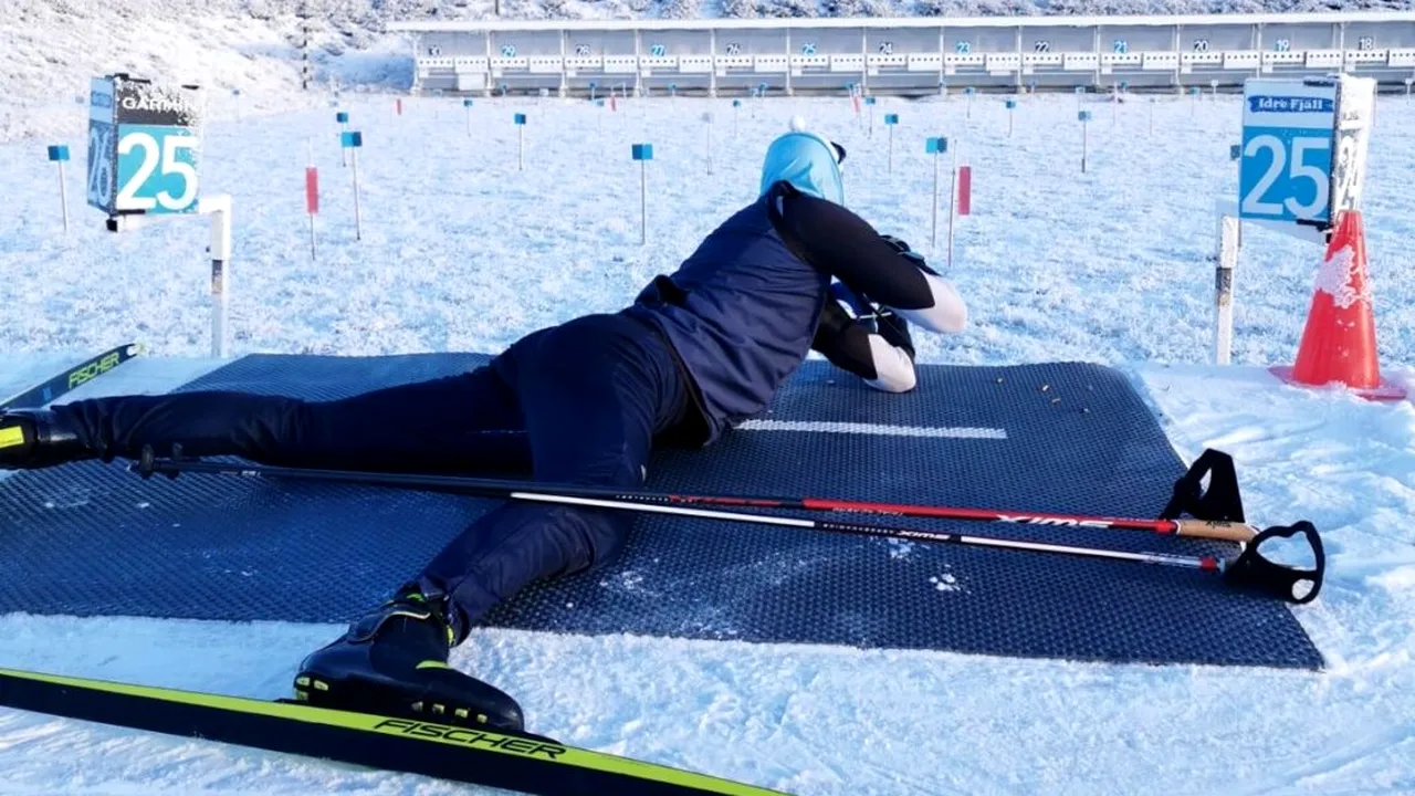 Ce antrenament dur face George Buta, singurul român medaliat cu aur la biatlon seniori!