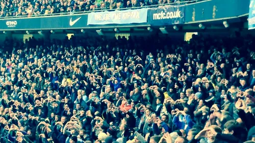 Le-au răsucit cuțitul în rană! FOTO: Fanii lui City, gest ironic la adresa rivalilor de la Tottenham