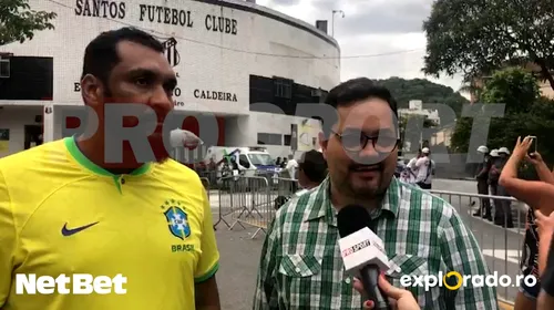Brazilienii, îndurerați de dispariția lui Pele! Au venit de la peste 2.000 de kilometri să îi aducă un ultim omagiu legendarului fotbalist | VIDEO EXCLUSIV