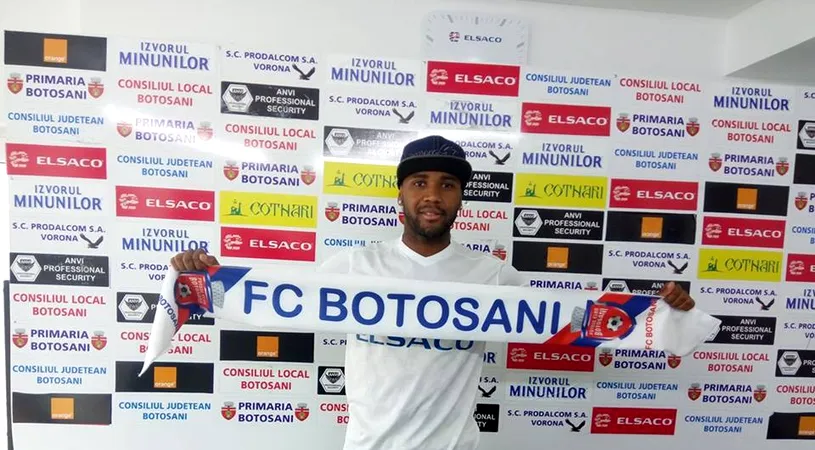 FOTO | Înlocuitorul lui Cabrera a ajuns la Botoșani. Are 23 de ani și vine din Brazilia