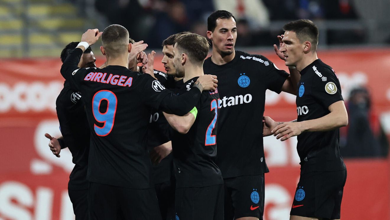 Joacă Gigi Becali, zici că-i Guardiola! Prim 11 ultra-ofensiv al FCSB cu U Cluj