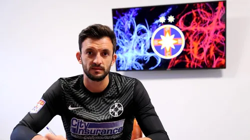 Cătălin Straton, prezentat oficial la FCSB! Ce își propune portarul transferat de la Dinamo: „Sper să reușim asta!” | GALERIE FOTO