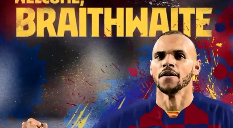 Braithwaite e acum noua vedetă a Barcelonei, dar danezul a avut parte de un coșmar: 