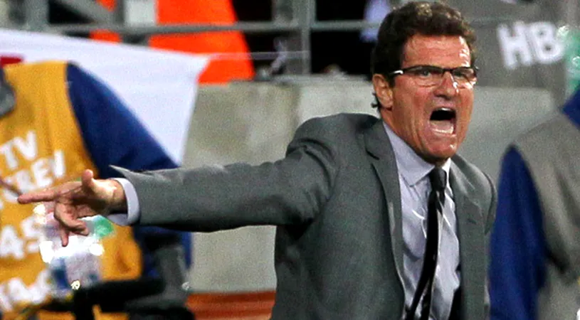 Fabio Capello vrea desființarea site-ului pe care se află evaluări ale fotbaliștilor