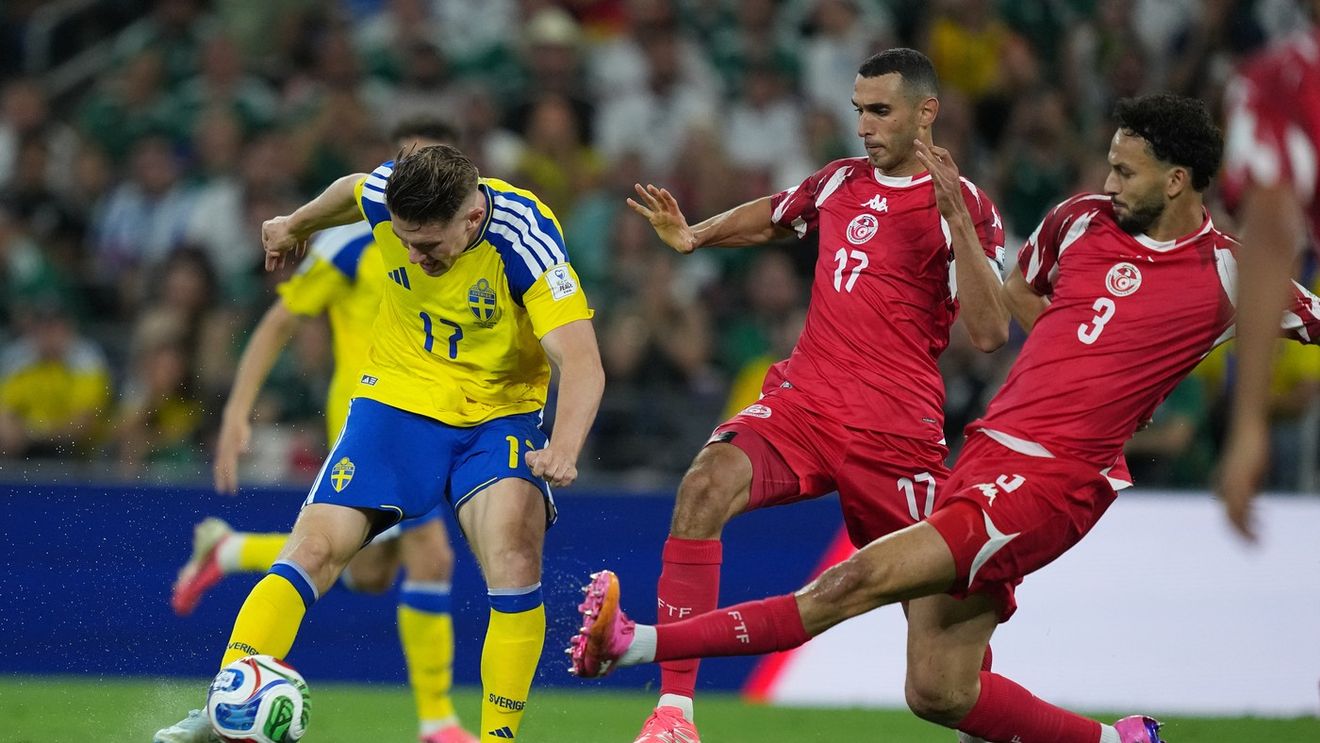 Suedia - Tunisia 5-1. TULBURĂTOR: nu s-a bucurat la gol, tatăl lui e din țara împotriva căreia a marcat! Clasamentul în grupa F acum