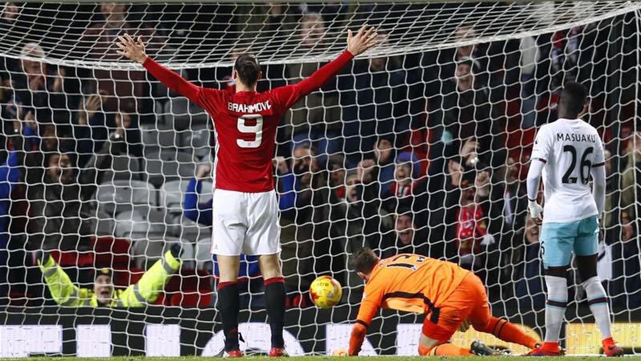 Ibrahimovic a arătat de ce e "King Zlatan"! Manchester United s-a calificat în semifinalele Cupei Ligii Angliei, după o dublă a suedezului! Arsenal, eliminată de echipa lui Gardoș