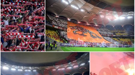 FOTO Steaua - Dinamo, un meci unic. Coregrafii impresionante și mulți decibeli