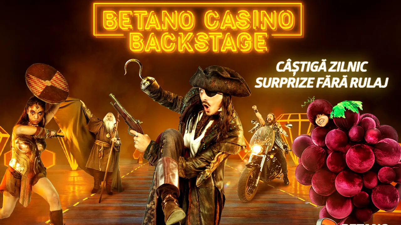 Betano te invită să cunoști pirații din Casino Backstage! ​