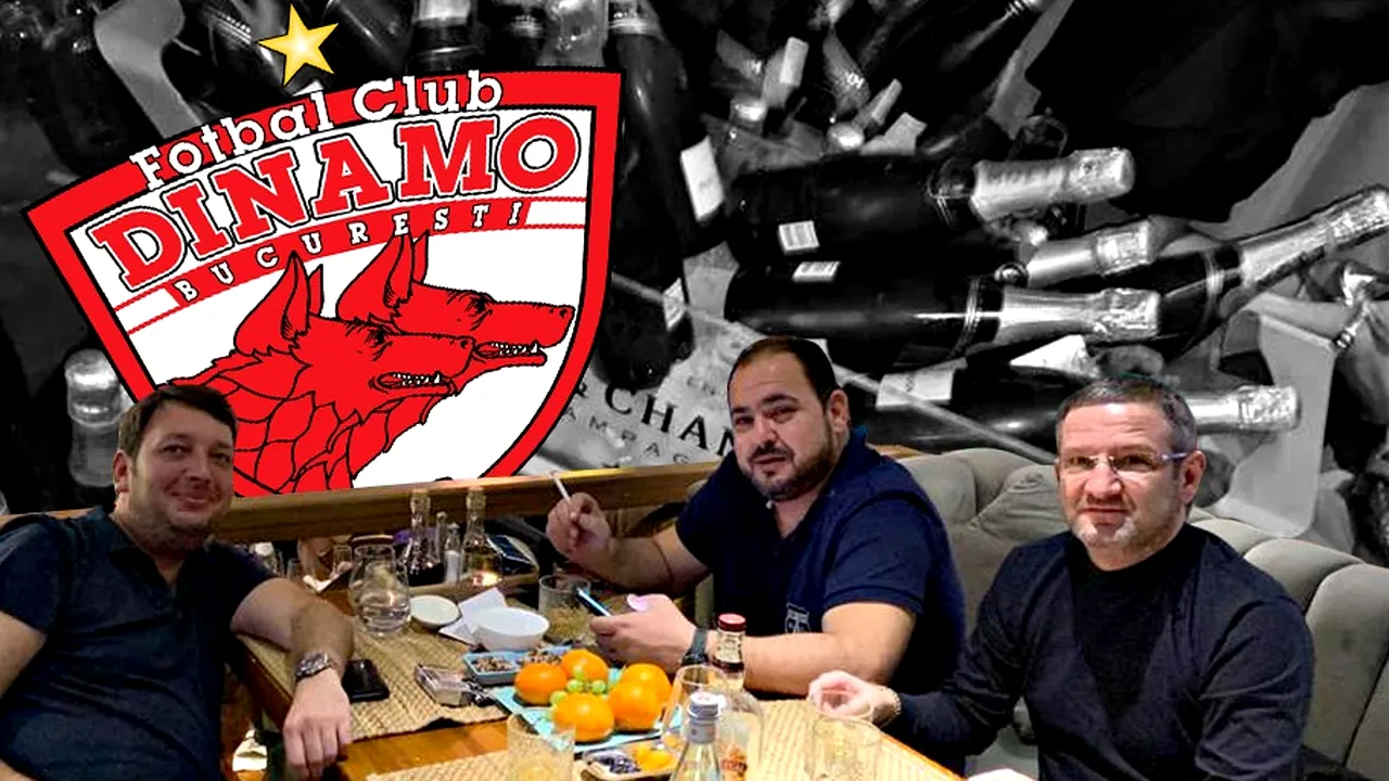 Imagini fabuloase cu şeicul Tahnoon Nimer, venit la Bucureşti să cumpere Dinamo: party cu un fluviu de şampanie, alături de milionarul Alex Sadagorschi şi de nepotul lui Ceauşescu! VIDEO EXCLUSIV