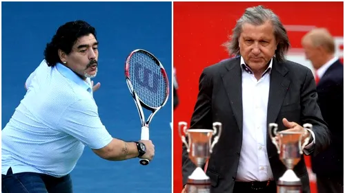 Ilie Năstase, memorabil după dispariția lui Diego Maradona: „L-am cunoscut la Foro Italico, nu se atingea nimeni de el!