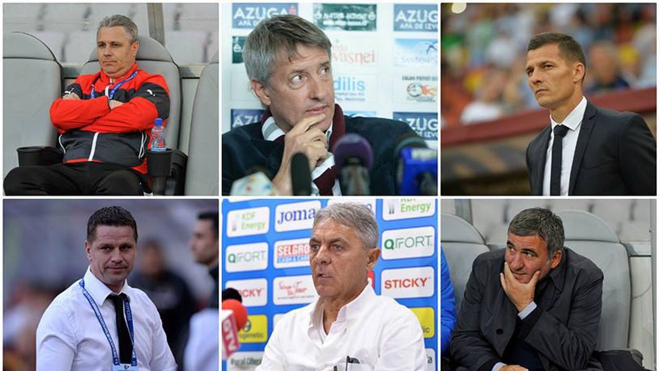 Au căzut ca spicele antrenorii din Liga 1. 48 de principali, 38 de schimbări. STATISTICA sezonului 2014-2015