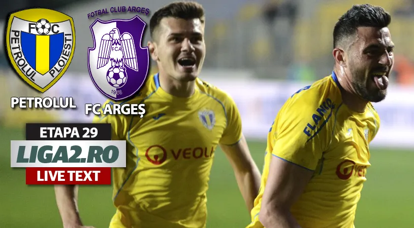 S-a dus efectul SMURD?** Petrolul pierde cu FC Argeș pe 