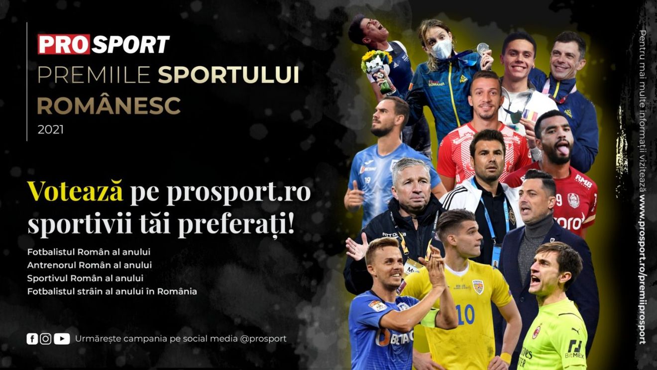 Premiile ProSport 2021 - Celebrăm valorile sportului românesc