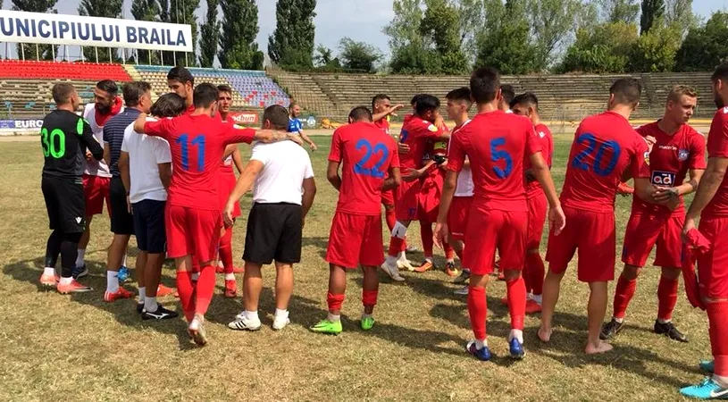 Brăila pierde din nou la scor, acum contra liderului Sportul Snagov.** Hossu: 