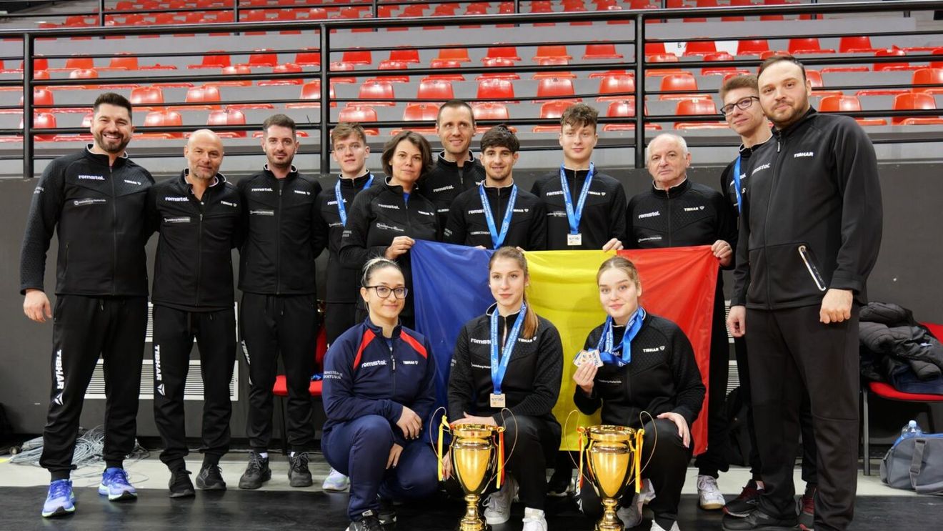 Care este bilanțul României la Campionatul European U21 de tenis de masă! Ultima medalie a fost luată de perechea Darius Movileanu/Eduard Ionescu