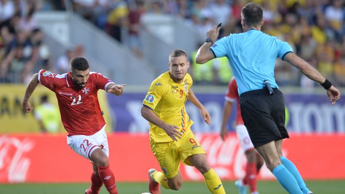 România - Malta 1-0. Tricolorii câștigă chinuit pe "Ilie Oană". Așa arată clasamentul Grupei F