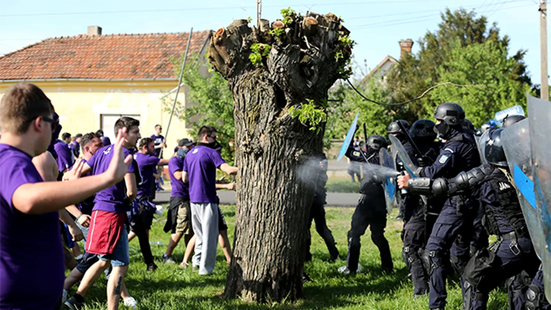 Jandarmeria felicită galeriile după derby-ul Vestului:** 