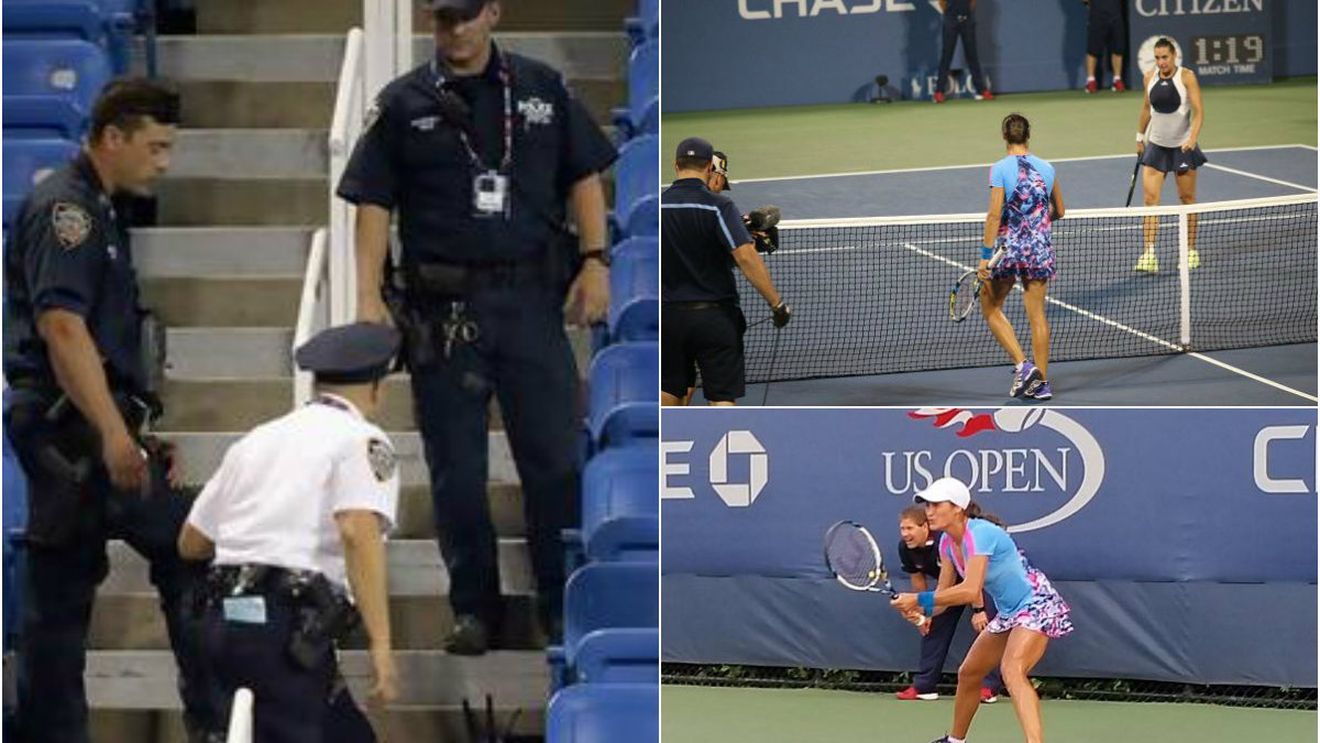 "M-am gândit, gata, s-a terminat, e o bombă!" Meciul Monicăi Niculescu cu Flavia Penetta, întrerupt de o dronă căzută în tribune