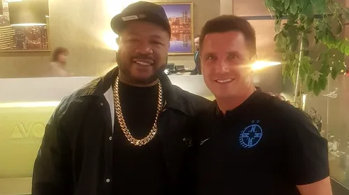 Narcis Răducan, alături de Xzibit! FCSB și celebrul artist au stat în același hotel. „Fă-i lanțul pierdut. Să asigurăm o parte din bugetul echipei”. VIDEO