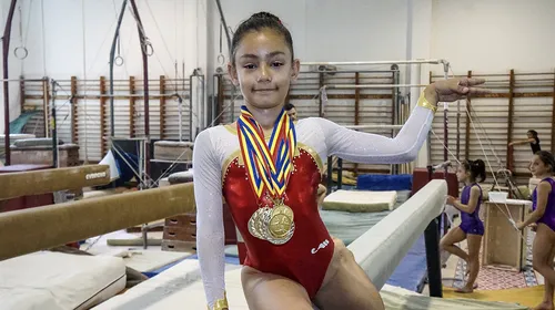 Miruna Cazan, o nouă steluță pe cerul gimnasticii: trei titluri și un „argint” la primele naționale din carieră