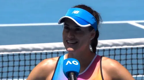 „Am hrănit cangurii!” Sorana Cîrstea, încântătoare la interviul acordat pe teren după victoria superbă cu Petra Kvitova de la Australian Open | VIDEO
