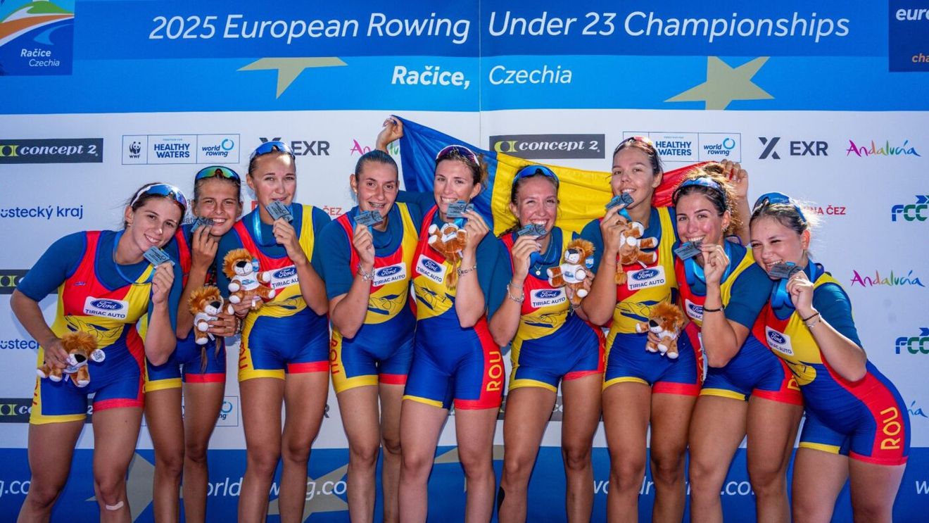 România a luat 6 medalii de aur la Europenele de canotaj! Suntem cea mai puternică forță a continentului