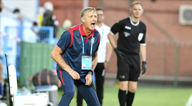 Emil Săndoi, șocat de primul gol încasat de Chindia în meciul cu FC Voluntari. „Erau patru jucători acolo. Am făcut greșeli copilărești”