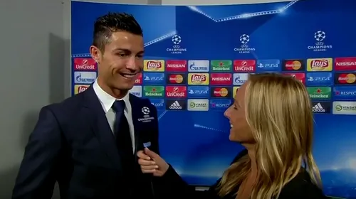 „Nu e rău, nu?!” VIDEO | Ronaldo RADIA la interviul de după meci. Reacția lui CR7 despre ultimele recorduri stabilite