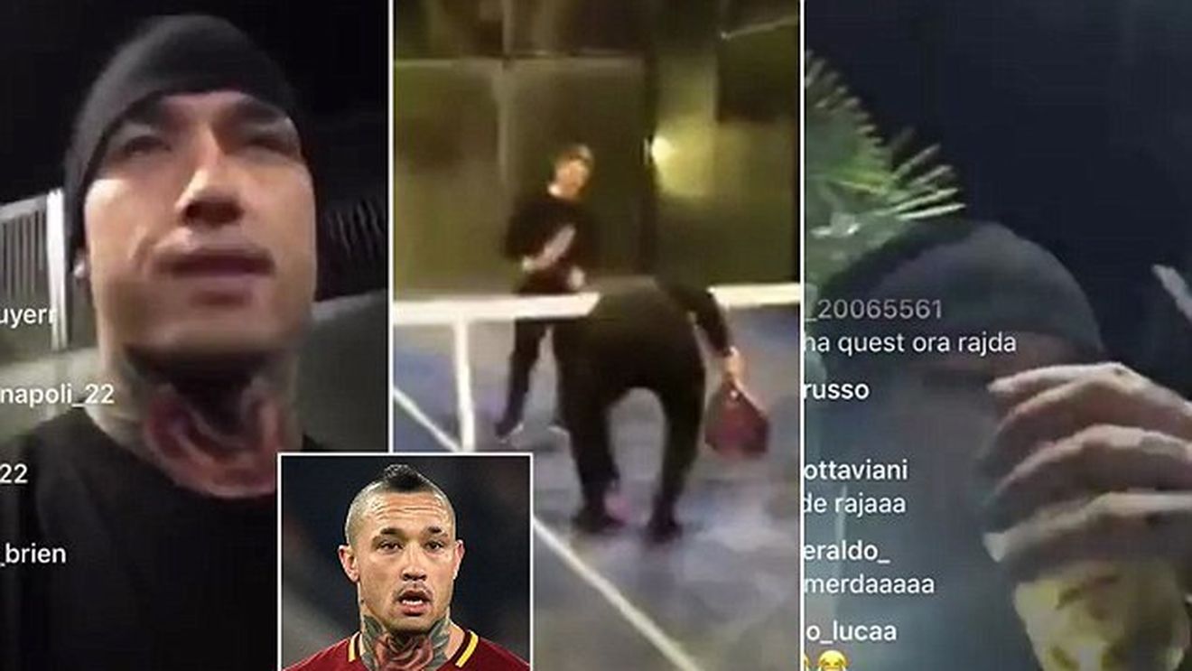 VIDEO | S-a filmat în timp ce fuma și consuma alcool, iar acum plătește prețul. Șefii Romei l-au "ars" pe rebelul Nainggolan