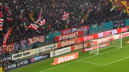 Jandarmii au intervenit în PCH! Ultrașii rivali au încercat să fure steagurile „câinilor”. VIDEO