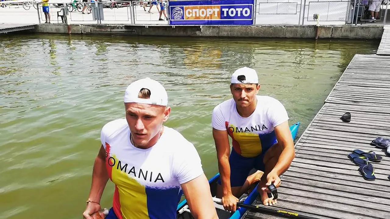 BREAKING NEWS | Cătălin Chirilă și Andrei Strat, vicecampioni mondiali de tineret la canoe dublu - 1000 de metri