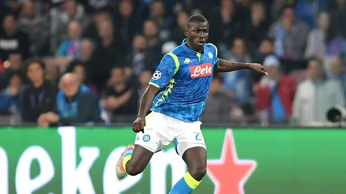 Koulibaly, la un pas de a deveni cel mai scump fundaș din lume! Clubul din Premier League care a pus pe masă un 