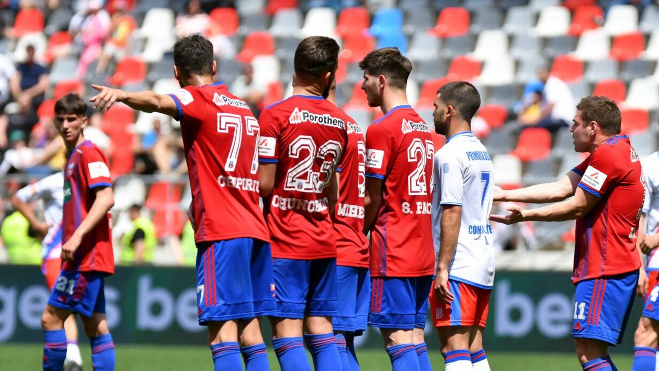 Steaua, la un pas să obțină dreptul de promovare în Superliga! Cum se fentează „precedentul” Gigi Becali: „Șanse foarte mari să se facă asocierea cu privatul”