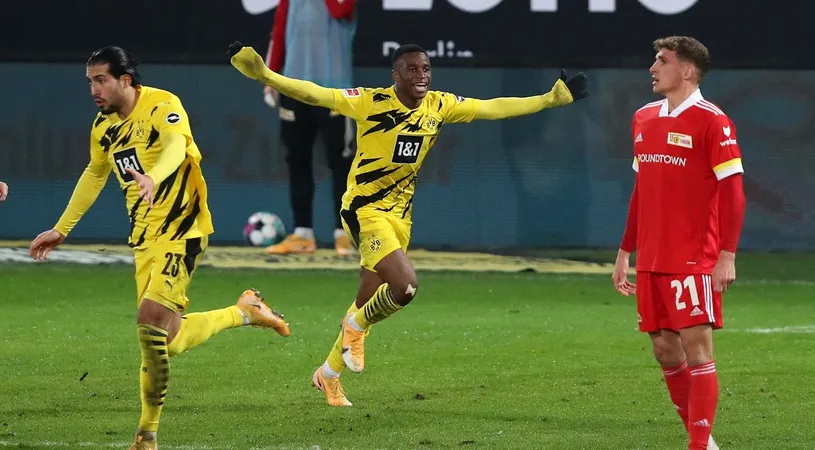 Borussia Dortmund are o nouă perlă! Youssoufa Moukoko a marcat primul gol în Bundesliga și a intrat direct în istorie, la doar 16 ani