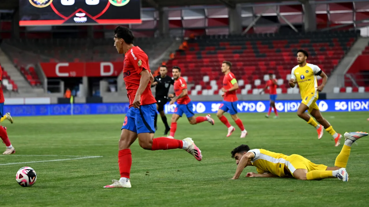 Maccabi Tel-Aviv - FCSB 0-1, în turul 2 preliminar din Liga Campionilor. Următoarea adversară a echipei lui Gigi Becali este Sparta Praga