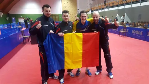 Pe urmele fetelor! Naționala masculină de tenis de masă s-a calificat la Campionatele Europene din 2017