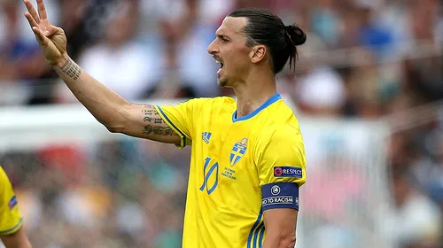 Ibrahimovic a avut de transmis un mesaj după calificarea Suediei la Mondialul din Rusia: „Suntem Zuedia!” :)