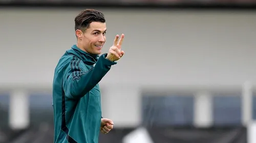 Cristiano Ronaldo, cu zâmbetul pe buze după ce a pierdut „Balonul de Aur”. Portughezul a făcut o aroganță la „Gala Fotbalului Italian”