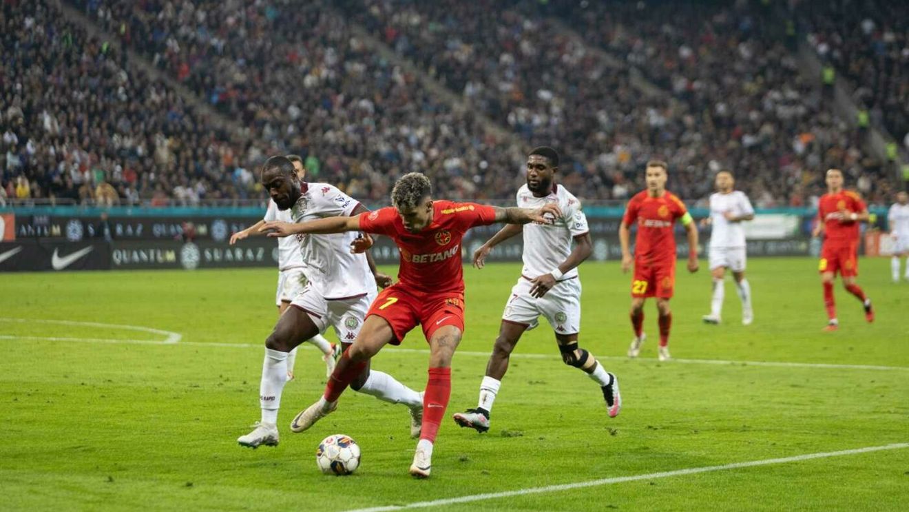 FCSB - Rapid 1-2, în etapa a 15-a din Superliga | Vicecampioana României, un nou pas greșit în campionat. CFR Cluj poate prelua poziția de lider