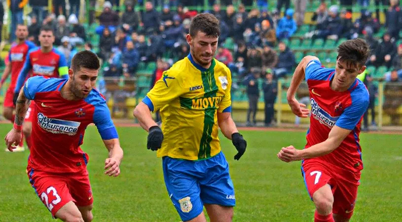 CS Mioveni vrea să profite de forma slabă a Stelei și să o elimine din Cupă.** În urmă cu o lună o învingea într-un meci amical