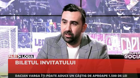 „Biletul invitatului”, prezentat de Dacian Varga în cadrul emisiunii Pariologia! Cotă totală de 33,71 propusă de fostul fotbalist | VIDEO PARIOLOGIA